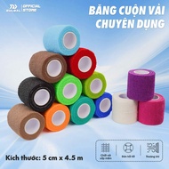 Specialized Sports Cloth Tape 5cm x 4.5m, 13 Colors, High Grip, Breathable, Reusable, Avoid Workout 