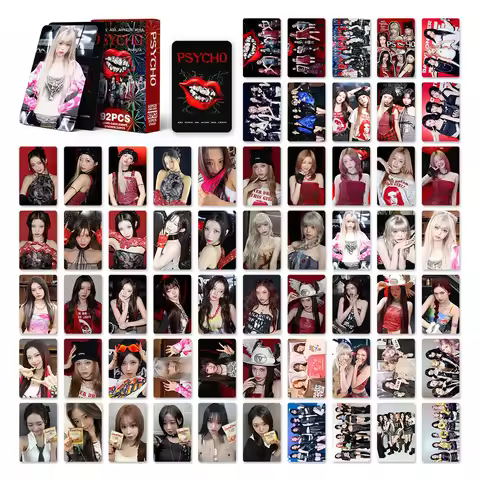 92Pcs/Set Idol BABYMONSTER New Album PSYCHO Lomo Cards And Stickers Postcards AHYEON HARAM RORA ASA 