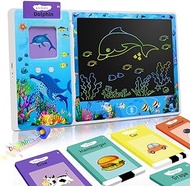 LCD Writing Tablet Doodle Board: Kids Drawing Pad with Dual Screen 10inch Portable Toddler Painting Tablet for 3 Years+ Kids