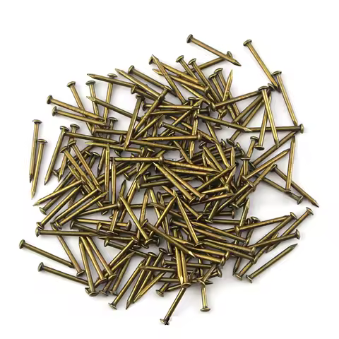 100g Bronze mini nails Copper-plating iron Material iron Gift Box Nail Woodworking nails Diy Common 