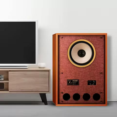 A-1424 HIFI H-END 15 Inch Coaxial Speaker 1Frequency Division High Low Bass Adjustments Floor Speake