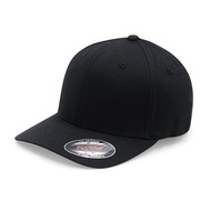 Caps and hats for men and women, plain black, 57cm closed tail