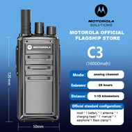 MOTOROLA C3 Walkie Talkie Portable Two-Way Radio UHF Transceiver set (NTC Type Approved)walkie-talki