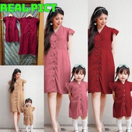 Mother AND CHILD COUPLE DRESS MOM AND KIDS COUPLE MK DRESS LULABY 3 COLORS FT