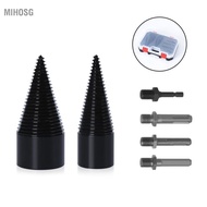 Mihosg [Ander Online] 6pc household electric split cone drill woodworking 32-42mm firewood artifact 