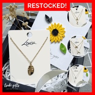[RESTOCKED] Tsuki’s Lovisa Necklace Gift Box with Wish Card | Gold Silver Diamond Heart Butterfly La