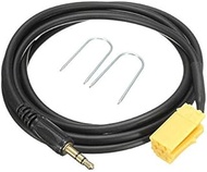 Davitu Cables, Adapters &amp; Sockets - Car Accesories 3.5MM Jack To ISO 6 Pin Connector Aux Cable And U Type Tool