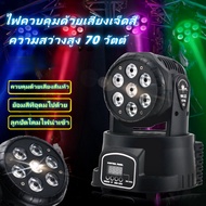 7pcs LED Shaker Light 70W AC100-240V 50-60Hz 17.5*17.5*23CM metal Colour-Changing 4-in-1 LED Bulb สำ