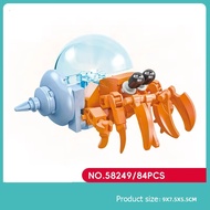 3D Lighting Ocean Animals Building Blocks STEM Educational Puzzle Kit for Boys & Girls Kids – Jellyf