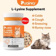 PUAINTA Lysine for Cat Cold Sneezing Runny Nose Against FVR Cats KItten Vitamins For Immune System