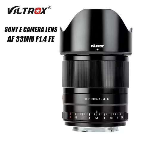 Viltrox 33mm F1.4 Auto Focus Lens Portrait Large Aperture Lens APS-C For Sony E Mount Camera Lens A9