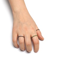 Adelelounge  wax cord knot ring, stacking ring, tattoo ring, ,string , thread ring