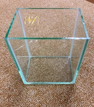 （A10）Betta Fish Glass Fish Tank 6.2” x 5.5” x 4”