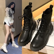 AT/👟Dr. Martens Boots Women2023New Versatile British Style Spring and Autumn Boots Summer Thin Ankle Boots Internet Cele