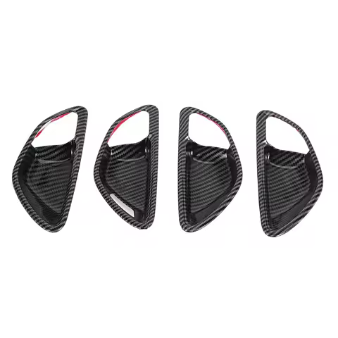 Carbon Fiber Car Door Handle Bowl Cover Trim for Mercedes Benz C E GLC Class W205 X253 GLC260L E3000