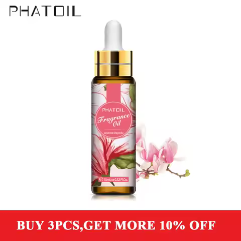 10ml Japanese Magnolia Fragrance Oil Diffuser White Musk Bubble Gum Sea Breeze Freesia Honeysuckle V