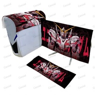 Desktop computer dust cover keyboard host monitor cover cloth three-piece protective cover suitable 