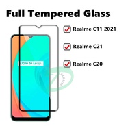 For Realme C11 2021 C21 C20 Full Cover Protective Tempered Glass Realme C21 C20 C11 2021 Screen Prot