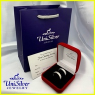 ♚ ㍿ ❂ Unisilver 925 Sterling Silver Wedding Band Ring (WR169-1001)