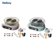 [Hellery] Mini Pottery Wheel Kit, Ceramic Making Machine, Portable Electric Pottery Machine with Foo