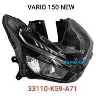 REFLEKTOR LAMPU DEPAN HONDA VARIO 150 NEW ORIGINAL 33100-K59-A71