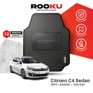Rooku Car Mat Citroen C4 Sedan 2010-Present 2nd Gen