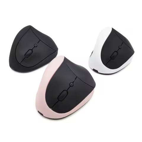 Left Handed Mouse Rechargeable Left Vertical Mouse Wireless Left Hand Ergonomic Mouse Adjustable 120