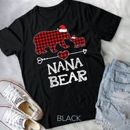 Nana Bear Shirt Red Buffalo Plaid Nana Bear Pajama T-Shirt