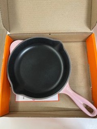 Le Creuset Chiffon Pink 20cm 琺瑯鑄鐵平底煎鍋連手柄 / 平底煎鍋 / 煎pan