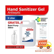 Murah Hand sanitizer GEL 5 liter MedLab antiseptik new Formula Keren