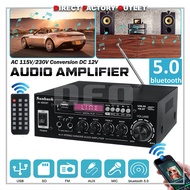 DFO SUNBUCK Bluetooth Stereo Amplifier 1200w 12v 220v HIFI Audio Home Theater Speaker Remote Control Car Home Karaoke