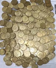 保真堂TB28 民國60年代蘭花5角600枚 好品 帶光 品相如圖 蘭花伍角 蘭花五角銅幣