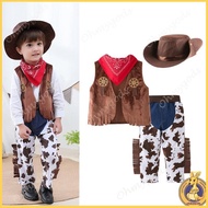 OMG* Baby Cowboy Costume Hat Outfit Set Toddler Photo  Cosplay Cowboy Suit