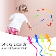 Multi-color Stretchy Sticky Toys Funny Sticky Lizard Animals Hand Toys For Kids Party Favors Y1f5