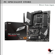 MSI PRO X670-P WiFi ProSeries Motherboard (AMD AM5, DDR5, PCIe 4.0, SATA 6Gb/s, M.2, USB 3.2 Gen 2, 
