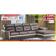 3 SEATER + L CASA LEATHER SOFA SET COLLECTION. EXPORT SERIES RM 4,289 ENJOY 30% OFF