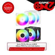 Arctic P12 Pro Reverse A-RGB 120 mm A-RGB PWM Fan with Cable Splitter 120mm Fan
