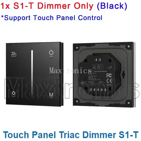 TS-K WiFi /ZigBee Skydance AC Triac Rotary Panel Dimmer KS S1-T S1-K AC110/220V Incandescent Halogen