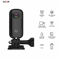 SJCAM กล้องวีดีโอดิจิทัล1080P กล้องแอ็คชั่นขนาดเล็ก30MC100/C100 + กันน้ำใช้ร่วมกับสายคล้องหลังคลิปซอ