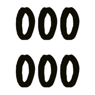 4 INCHES STICKER NUMBER - STYLE 1 (A4 SIZE) FOR BALLOON PLATE NUMBER BOBO BALLOON TRANSPARENT