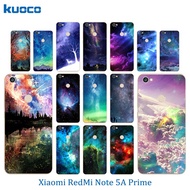 For Xiaomi Redmi Note 5A Prime Fingerprint Cases Silicone Starry Sky Pattern 5.5