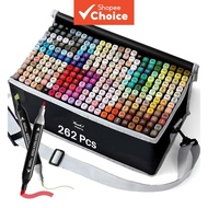 Touch Dual Ended Marker Pens Set Colored Paint Markers Pen Sketch Drawing Art Supplies 168 204 262 C