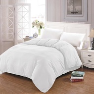 Duvet Cover White Black Gray Comforter/Quilt/Blanket case Twin Full Queen King double single Bedding