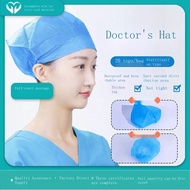 Doktor Topi Pakai Buang Perubatan Sterile Bukan Tenunan Cap Biru Pensterilan Habuk Perlindungan Juru