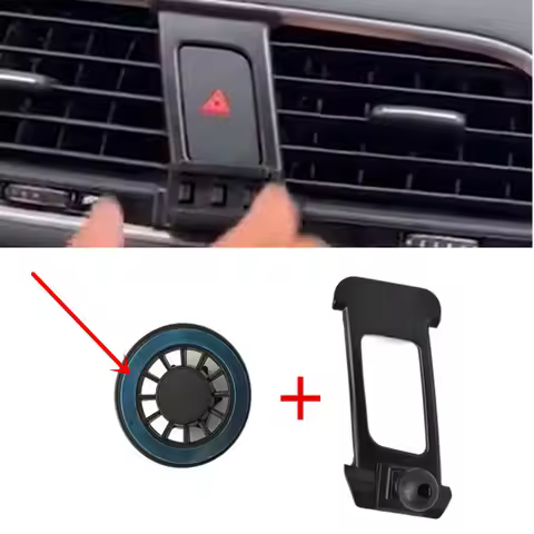 1Lot ABS Material For 2013-2018 Audi Q3 8UB 8UG Special Car Magnetic Phone Holder Fixed Bracket Stan