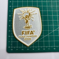 WWC 2006 Italy White Retro Velvet Badge Patch