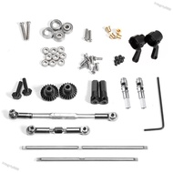 Integrity888 WPL Black Gear Metal OP Accessory for 1/16 4WD B1 B14 B24 C14 C24 C34 MN D90 91 96 99 9