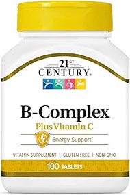 21st Century B Complex with C Tablets, 100 Count