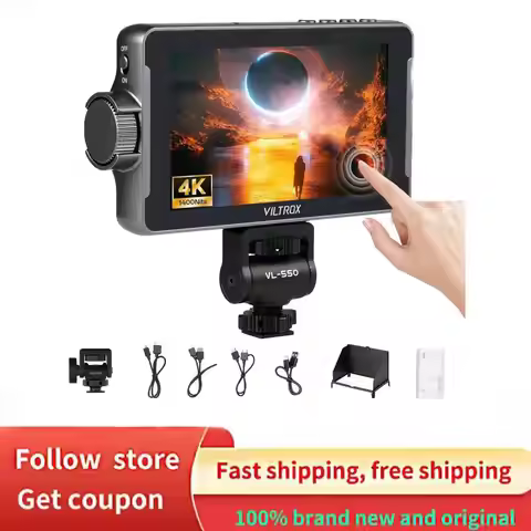 VILTROX DC-550 pro II 4K@60 HDMI 2.0 Monitor 5.5 Inch 1400 Nits Touchscreen Waveform 3D LUT for DSLR