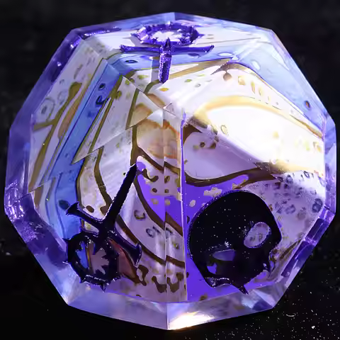 15 Polyhedral Resin Sabbat WoD Set VtM Dice Abyssal Swell